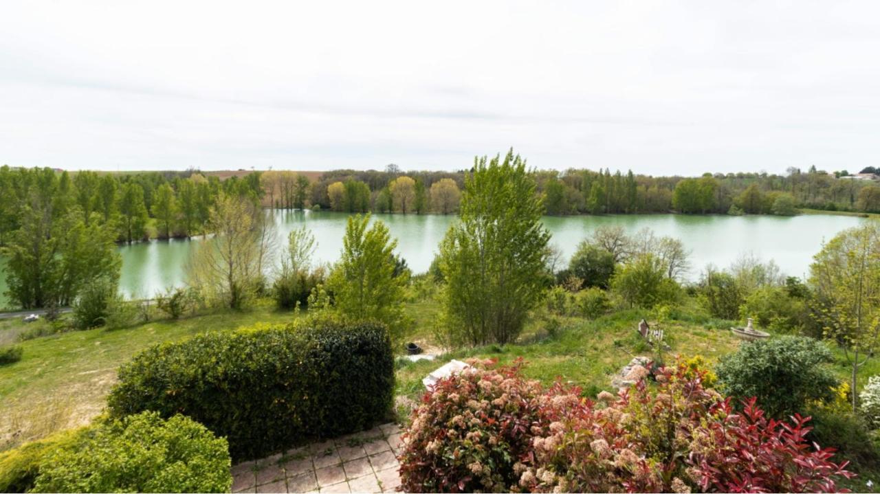 La Decouverte, Jacuzzi, Sauna, Et Terrasse Avec Vue Sur Lac A La Campagne Entre Toulouse Et Auch Catonvielle エクステリア 写真